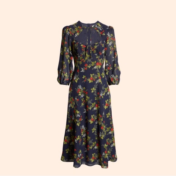 Poulter Dress in Bordeaux NWT - Picture 8 of 8